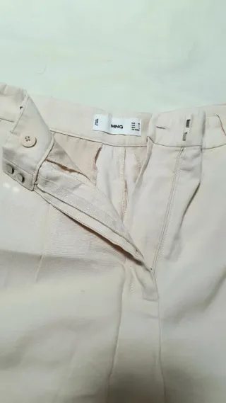 Bermudas Mango beige Talla 36
