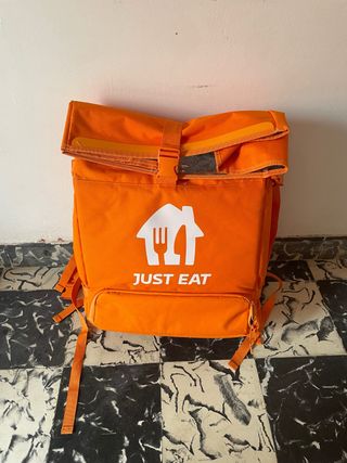 Mochila Just Eat Naranja