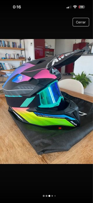 Casco Airoh 100% Gafas Nuevas
