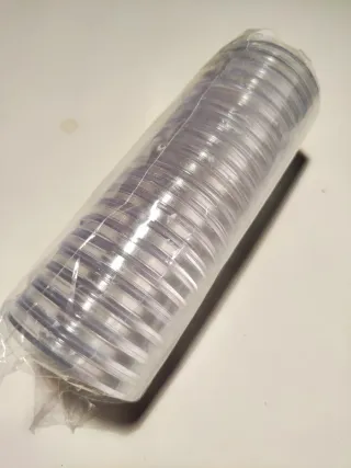 Cápsulas acrílicas para monedas