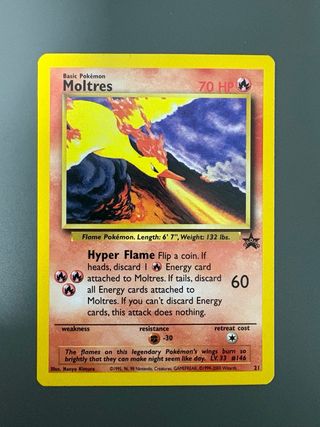 Cartas Pokémon Moltres, Articuno, Zapdos Original