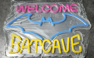 Lampada Neon Led "Welcome to the Batcave"