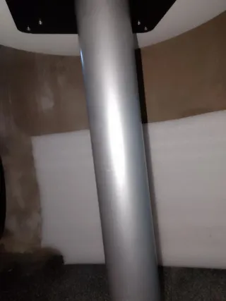 Mesa redonda cocina/salita metal y madera