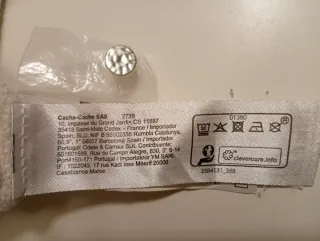 Jersey blanco talla M cuello barco