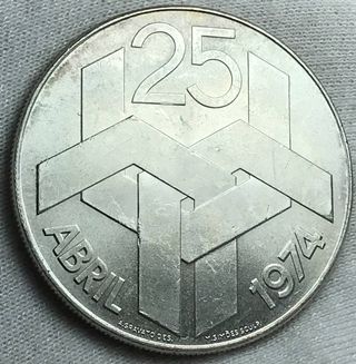 250 Escudos Plata Portugal 1976 + Regalo