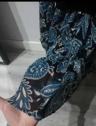 Vestido Zara Terciopelo y Gasa Talla S