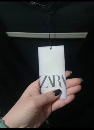 Vestido Zara Terciopelo y Gasa Talla S