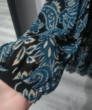 Vestido Zara Terciopelo y Gasa Talla S