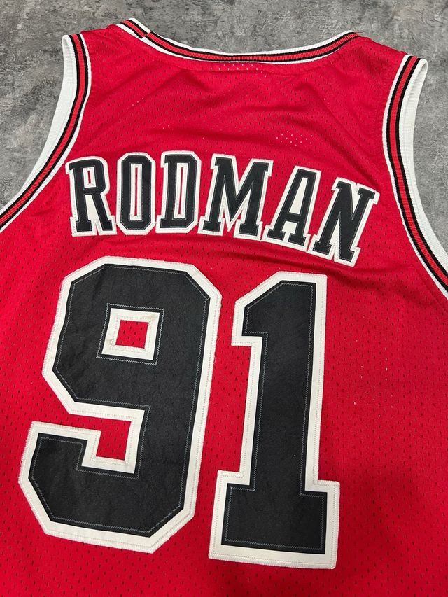 Camiseta Chicago Bulls Dennis Rodman 91