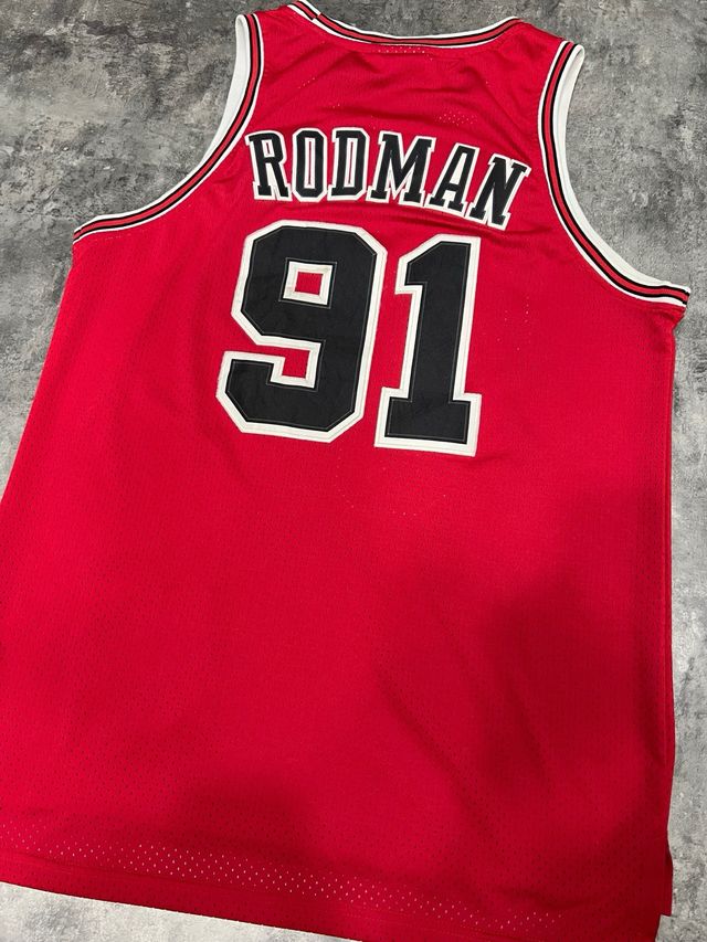 Camiseta Chicago Bulls Dennis Rodman 91