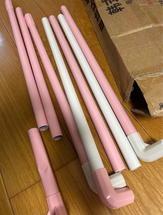 Perchero infantil rosa nuevo