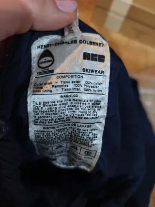 Pantalón de esquí Henri Charles Talla 38 Mujer