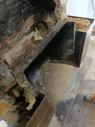 Hidroestufa de leña casera