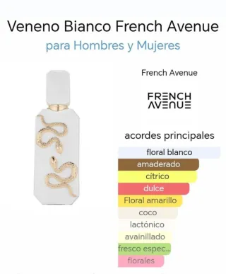 Perfume Veneno Blanco French Avenue 100ml EDP
