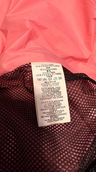 Abrigo acolchado Stüssy Oversize Negro Talla L