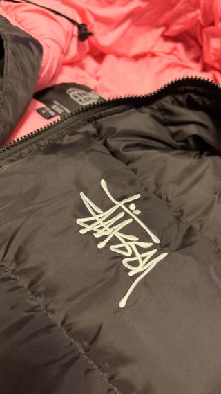 Abrigo acolchado Stüssy Oversize Negro Talla L