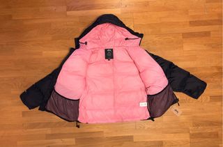 Abrigo acolchado Stüssy Oversize Negro Talla L