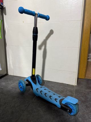Patinete infantil 3 ruedas azul