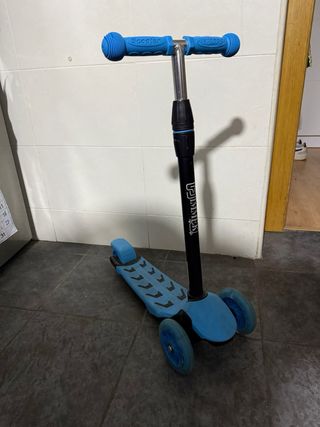 Patinete infantil 3 ruedas azul