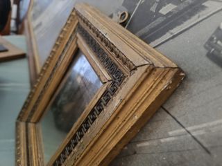 Espejo antiguo marco dorado