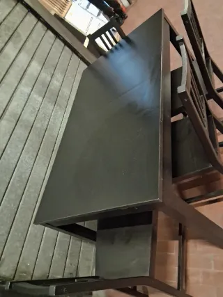 Tavolo allungabile Ikea Bjursta + 4 sedie