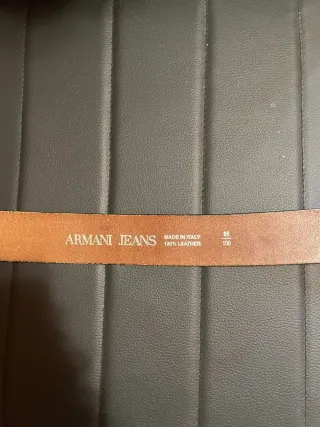 Cintura Armani Jeans Pelle 85/100