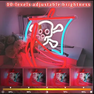 Lampada Neon Led "GALEONE PIRATA"