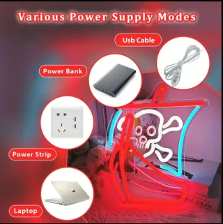 Lampada Neon Led "GALEONE PIRATA"