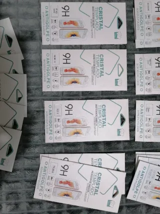 18 Cristales Templados Antigolpe Bordes Pulidos