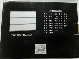 Caja de Luz Mensajes LED