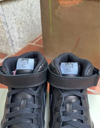 Nike Air Force 1 Mid Stussy Negro Blanco