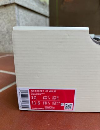 Nike Air Force 1 Mid Stussy Negro Blanco