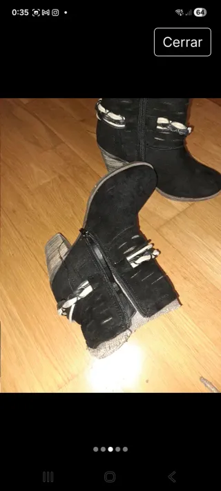 Botines mujer negros