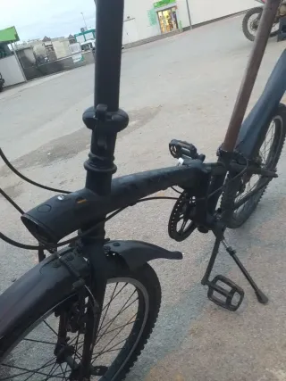 Bicicleta urbana Plegable Negra