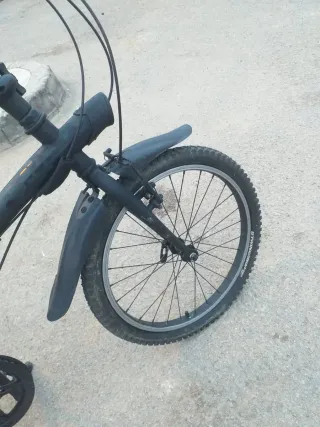 Bicicleta urbana Plegable Negra
