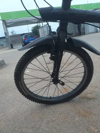 Bicicleta urbana Plegable Negra