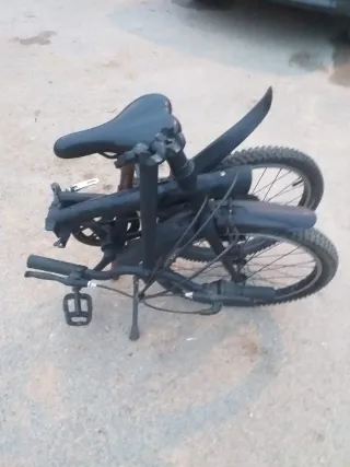 Bicicleta urbana Plegable Negra