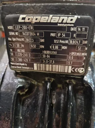 Motor cámara frigorífica