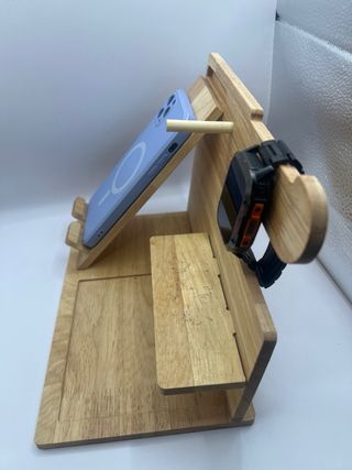 Soporte madera móvil y joyero