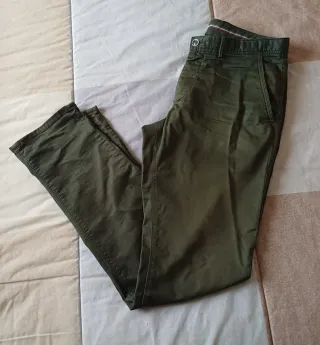 Pantalones Massimo Dutti Talla 40 Verde