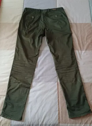 Pantalones Massimo Dutti Talla 40 Verde