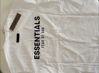 Camiseta Fear of God Essentials Blanca