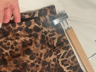 Pantalón Jacquard Animal Print Zara Talla L