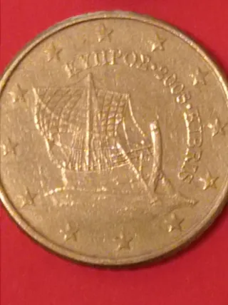 Lote 9 monedas 50 céntimos Euro
