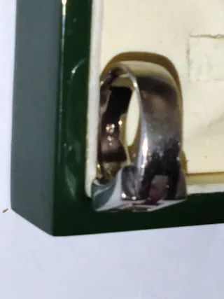 Anillo Compromiso Rosa Francia  Platino