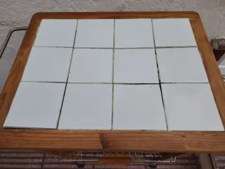 Carrito Auxiliar Cocina Madera y Metal