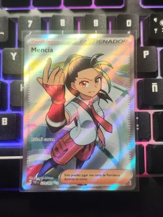 Entrenadora Mencia Carta Pokémon