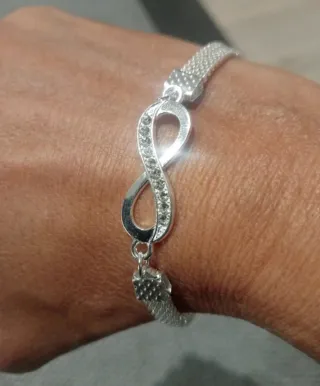 Pulsera Infinito Plata