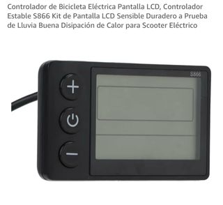 Pantalla LCD S866 para bici eléctrica