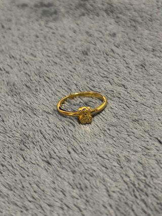 Anillo Tous Oso Dorado 52mm